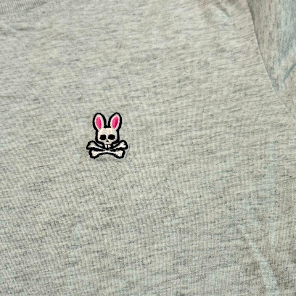 Kids (sz S 7/8) - Psycho Bunny Tshirt - heather gray